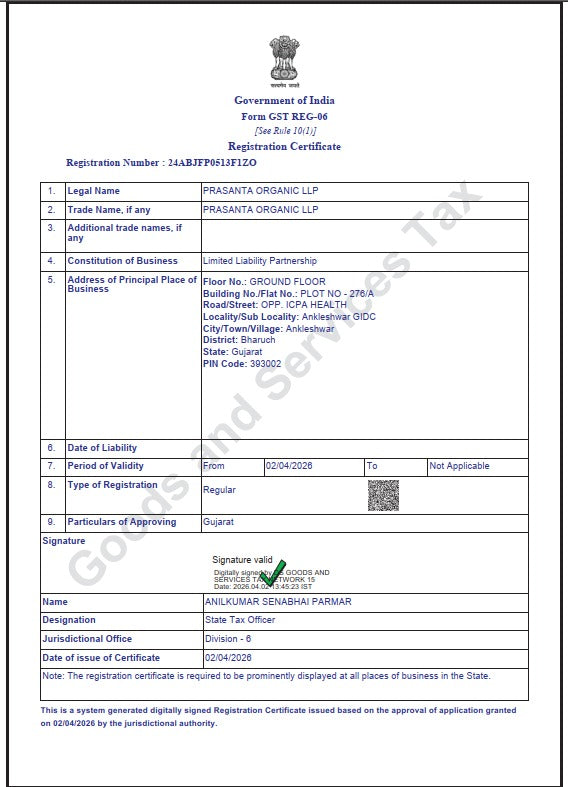 GST CERTIFICATE